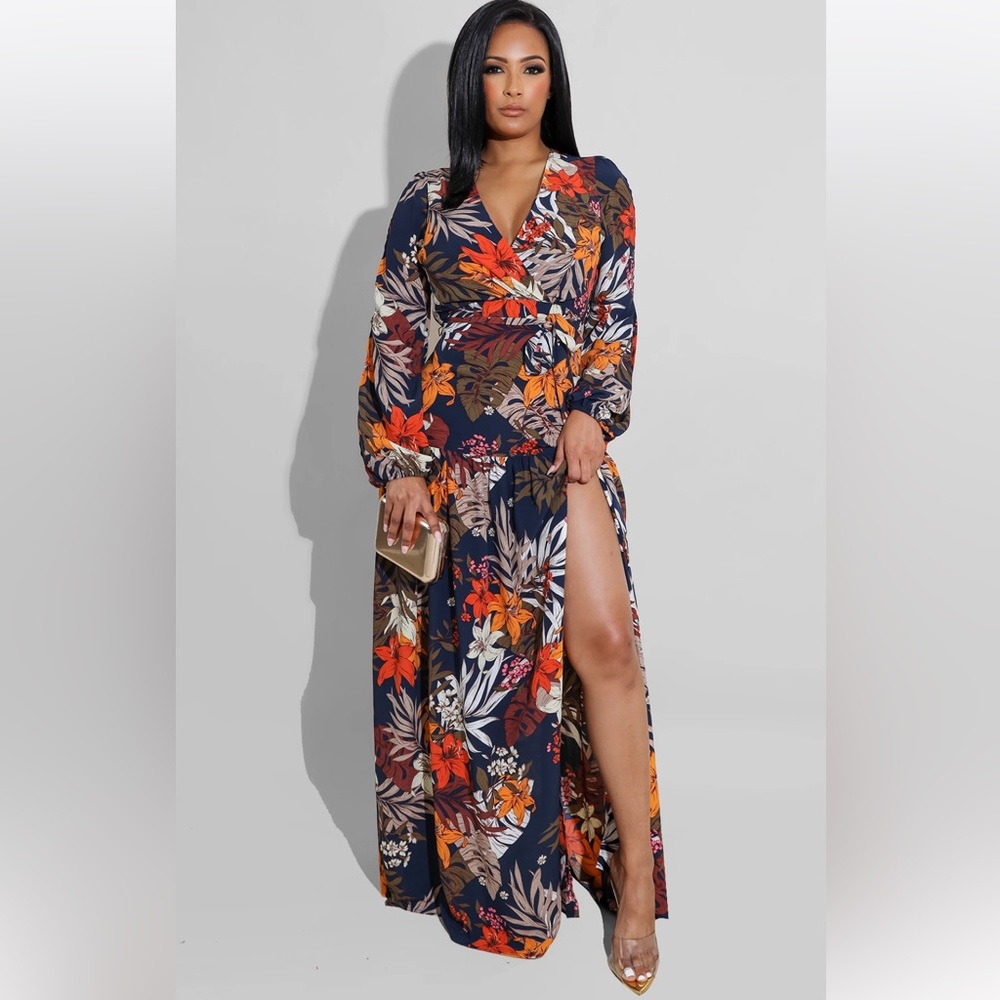 2x dress with split like new